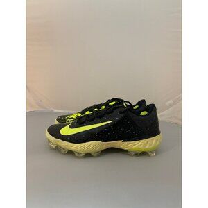 Nike alpha huarache elite 4 low baseball cleats black yellow sz 10.5 FV6096 001